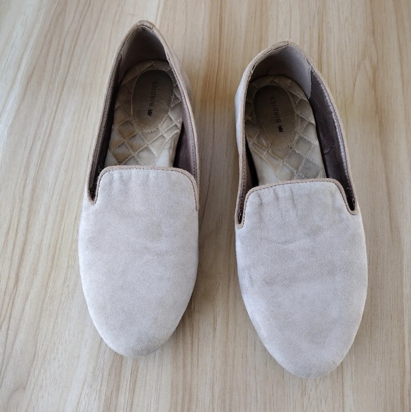 Birdies Shoes - Birdies the starling smoking loafer tan leather flats women's sz 8